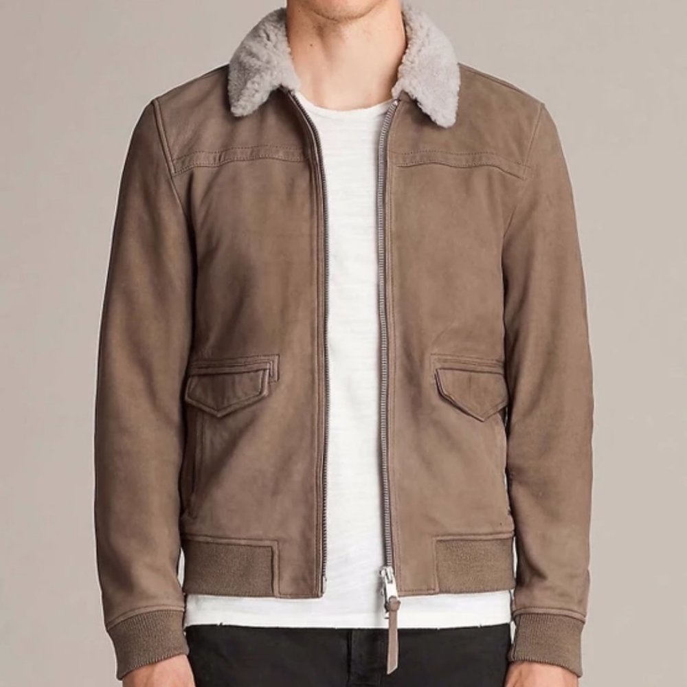AllSaints Leader Aviator Jacket